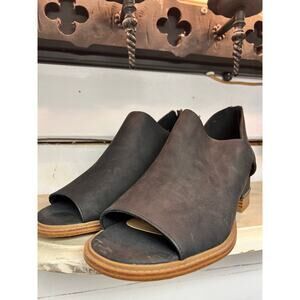 Ladies Maurice's SuperCush Studded Block Heel Bootie w/ Open Toes, Size 9M